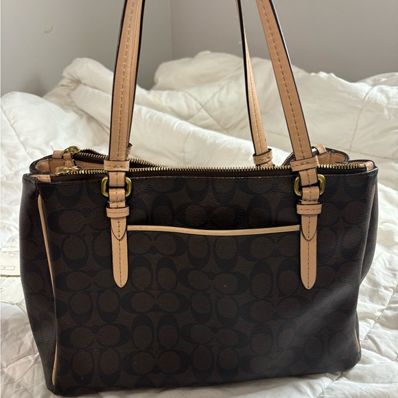 Coach Rowan Satchel Signature Canvas Bag - Picture 5 of 7